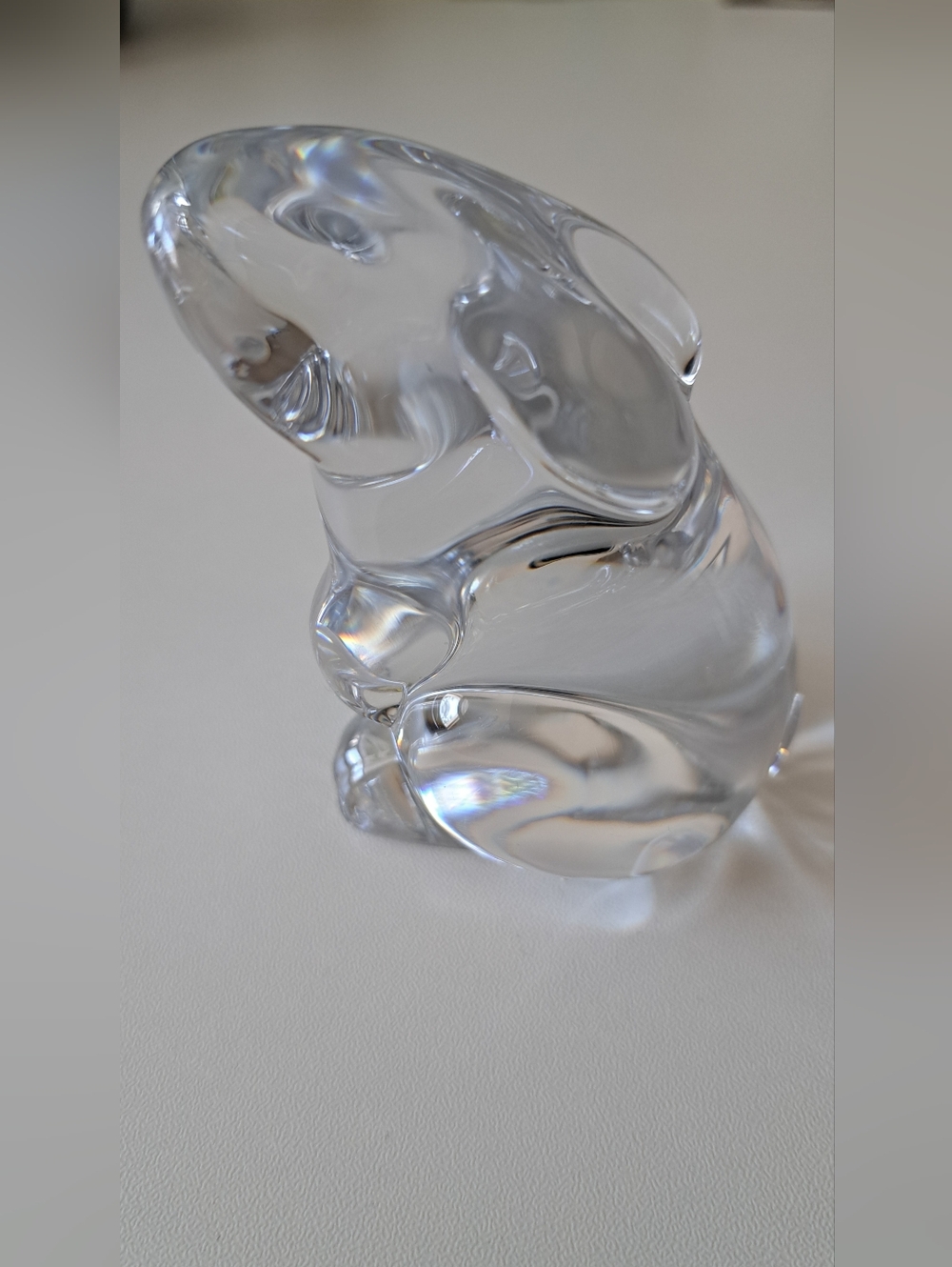 Baccarat France Crystal Rabbit Paperweight - Picture 5 of 10